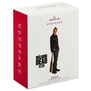 New! The Walking Dead Negan Hallmark keepsake Christmas Ornament 2019 Zombie TV